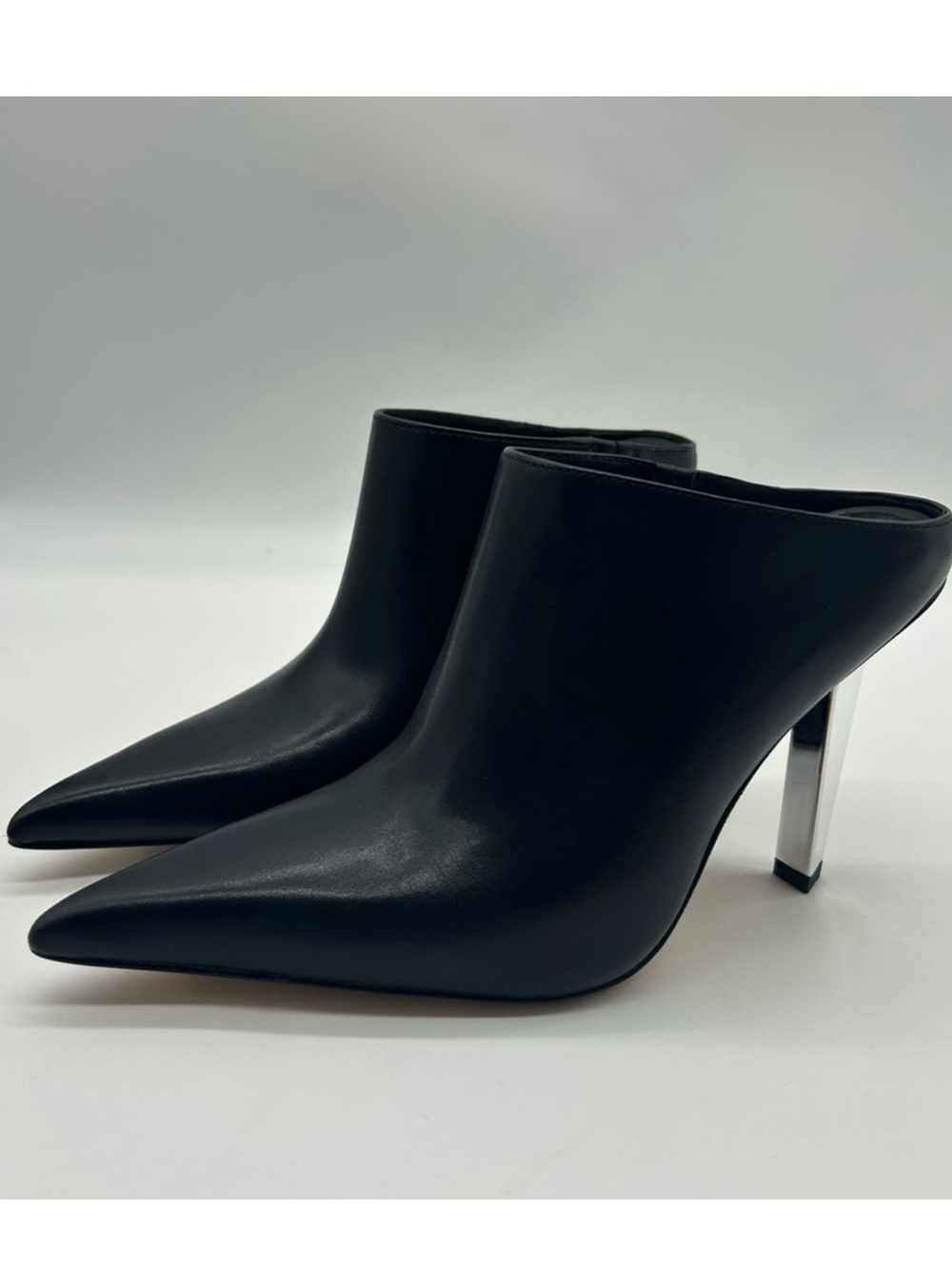 Michael Kors Pointed Toe Black Mule Heels